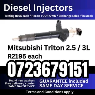 Mitsubishi Triton Diesel Injectors for sale