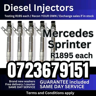 Mercedes Sprinter Diesel Injectors for sale