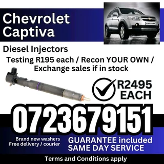 Chevrolet Captiva Delphi Diesel Injectors for sale