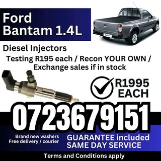 Ford Bantam 1.4L Diesel Injectors for sale