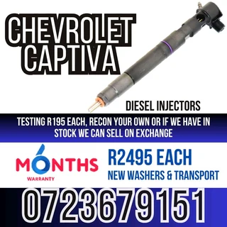 Chevrolet Captiva Diesel Injectors for sale