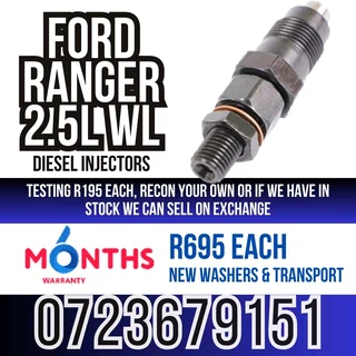 Ford Ranger 2.5L WL Diesel Injectors for sale