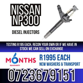 Nissan NP300 Diesel Injectors for sale
