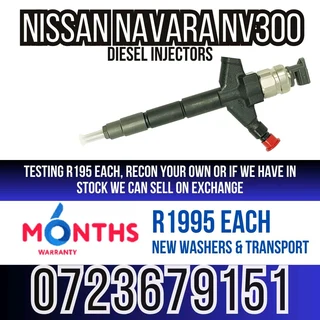 Nissan Navara NV300 Diesel Injectors for sale