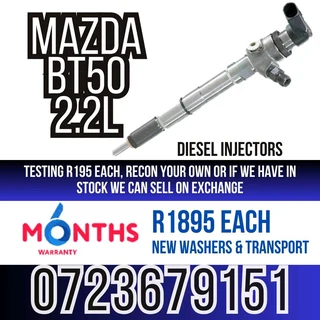 Mazda BT50 2.2L Diesel Injectors for sale