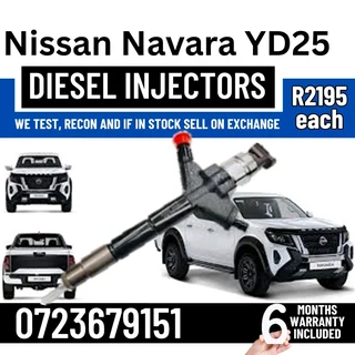 Nissan Navara YD25 Diesel Injectors for sale