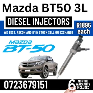 Mazda BT50 3L Diesel Injectors for sale