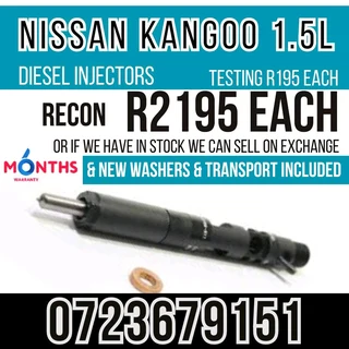 Nissan Kangoo 1.5L Diesel Injectors for sale