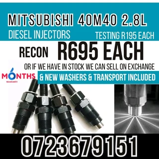 Mitsubishi 40M40 2.8L Diesel Injectors for sale