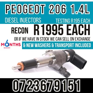 Peogeot 206 1.4L Diesel Injectors for sale