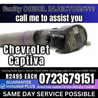 Chevrolet Captiva diesel injectors for sale