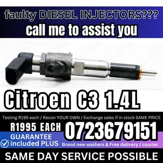 Citroen C3 1.4L diesel injectors for sale