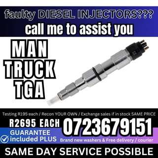 MAN Truck TGA diesel injectors for sale