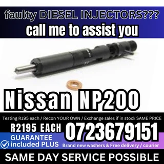 Nissan NP200 1.5L diesel injectors for sale
