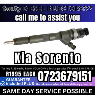 Kia Sorento diesel injectors for sale