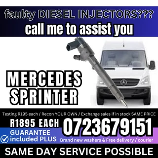 Mercedes Sprinter diesel injectors for sale