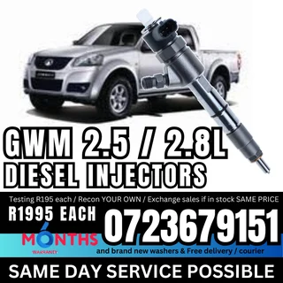 GWM 2.5 / 2.8L diesel injectors for sale