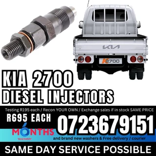 Kia 2700 diesel injectors for sale