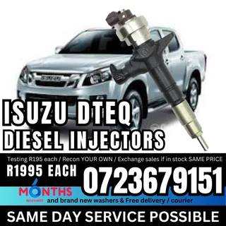 Isuzu Dteq diesel injectors for sale
