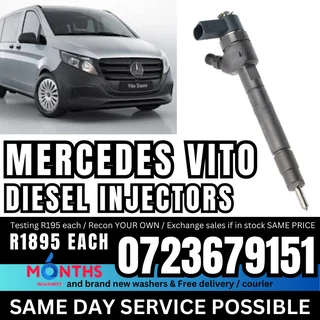 Mercedes Vito diesel injectors for sale
