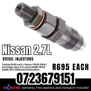 Nissan 2.7L diesel injectors for sale