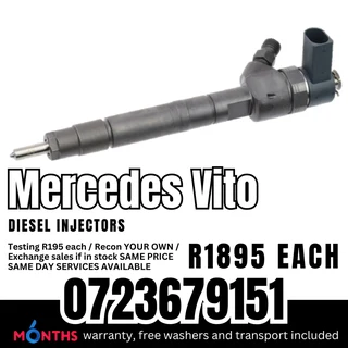 Mercedes Vito diesel injectors for sale