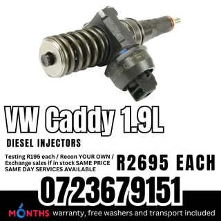 VW Caddy 1.9L diesel injectors for sale