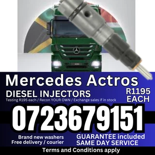 Mercedes Actros diesel injectors for sale