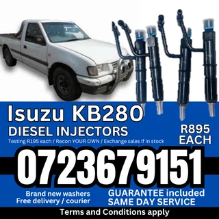 Isuzu KB280 diesel injectors for sale