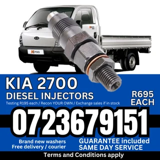 Kia 2700 diesel injectors for sale