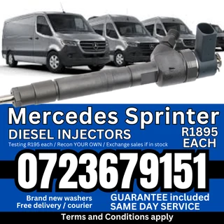 Mercedes Sprinter diesel injectors for sale