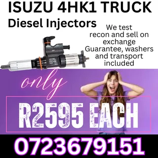 Isuzu 4HK1 diesel injectors for sale