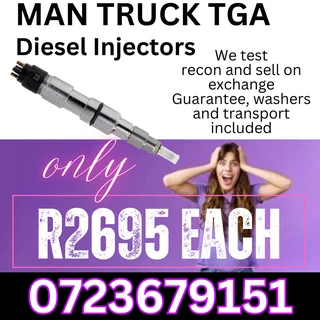 MAN Truck TGA diesel injectors for sale