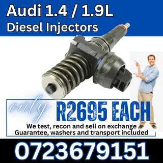 Audi 1.4 / 1.9L diesel injectors for sale