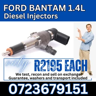 Ford Bantam 1.4L diesel injectors for sale