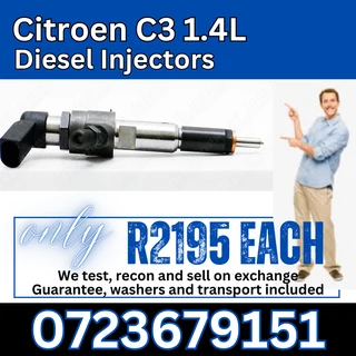 Citroen C3 1.4L diesel injectors for sale