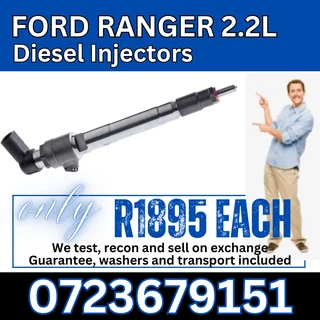 Ford Ranger 2.2L diesel injectors for sale