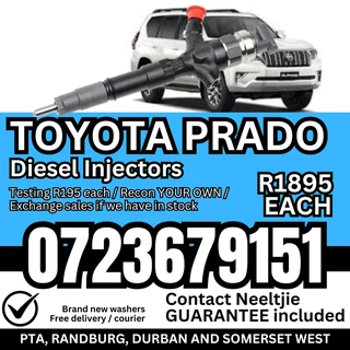Toyota Prado diesel injectors for sale