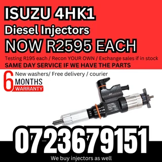 Isuzu 4HK1 diesel injectors for sale