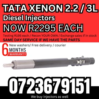 TATA Xenon 2.2 / 3L diesel injectors for sale