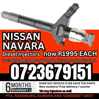 Nissan Navara diesel injectors for sale