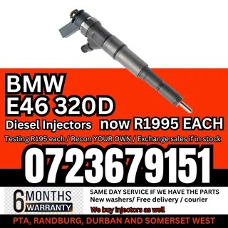 BMW E46 320d diesel injectors for sale