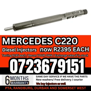 Mercedes C220 diesel injectors for sale