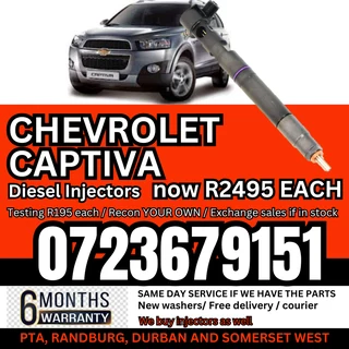 Chevrolet Captiva diesel injectors for sale