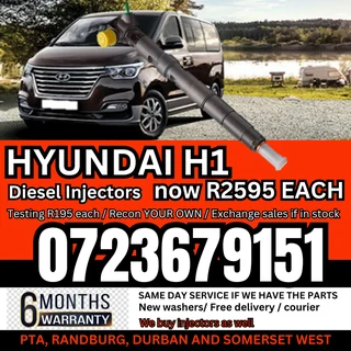 Hyundai H1 diesel injectors for sale