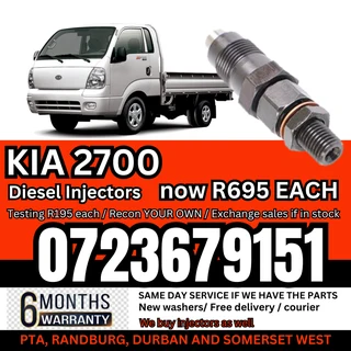 Kia 2700 diesel injectors for sale