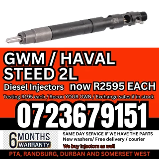 GWM Steed 2L / Haval diesel injectors for sale