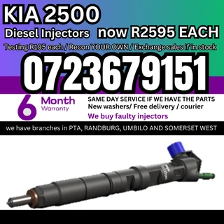 Kia 2500 diesel injectors for sale