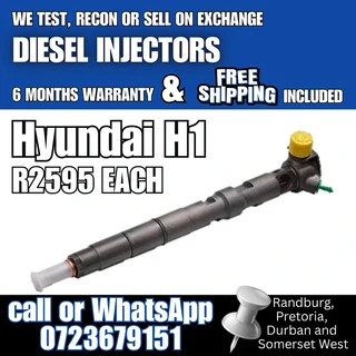 Hyundai H1 Diesel Injectors for sale