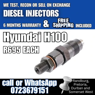 Hyundai H100 Diesel Injectors for sale